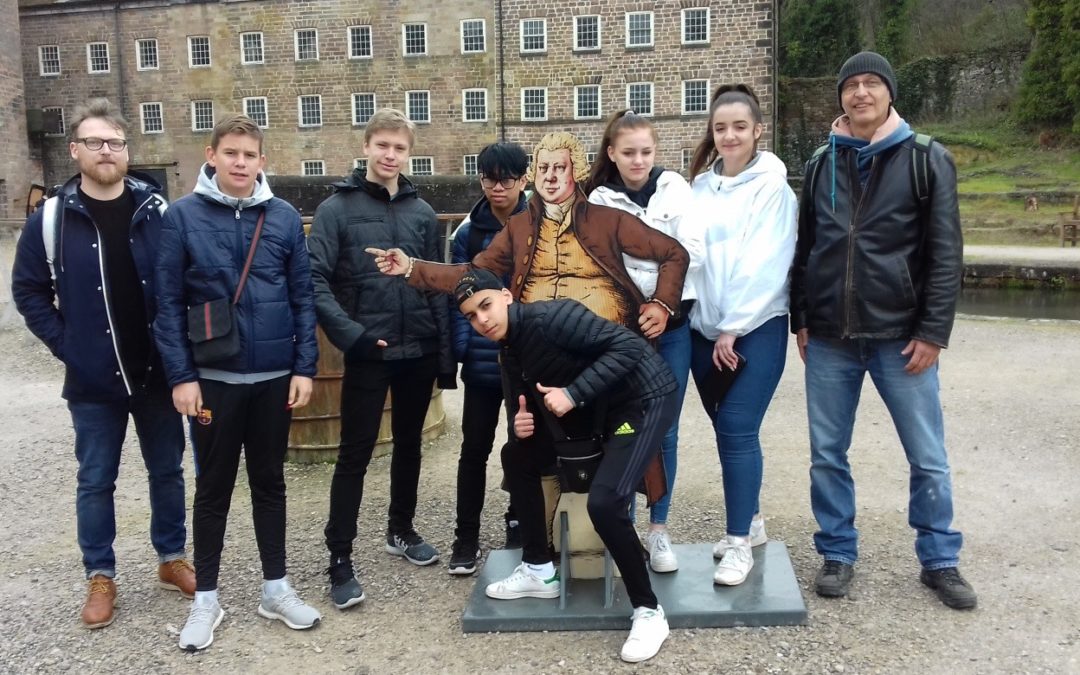 Studienfahrt der AG “Industriegeschichte Cromford” nach Cromford, Derbyshire vom 16.04.2018 bis zum 20.04.2018